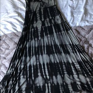 Tie dye maxi skirt